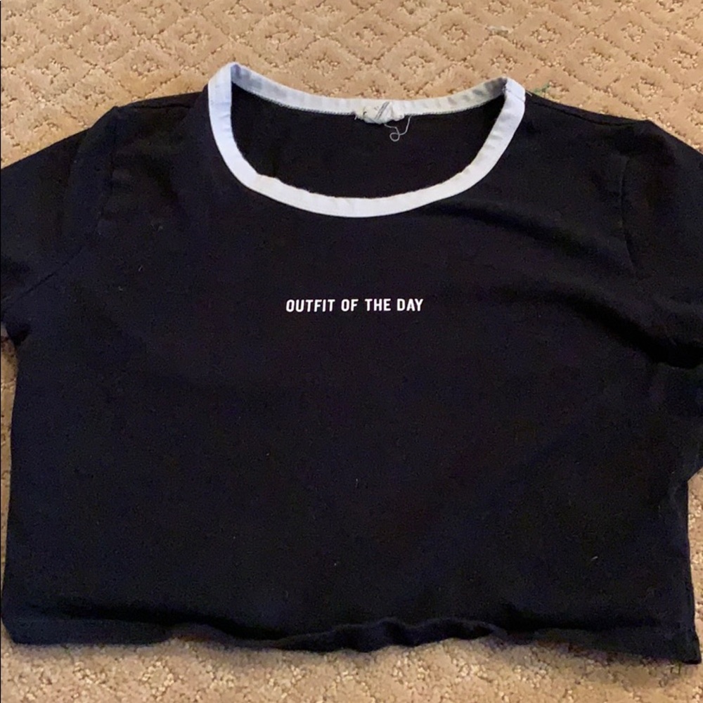 outfit of the day crop top